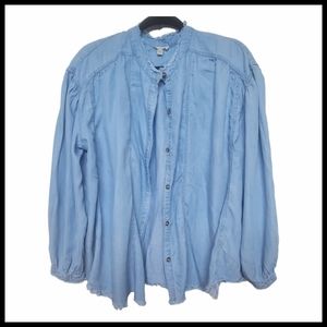 Ott I Long Sleeve I Button Down Top